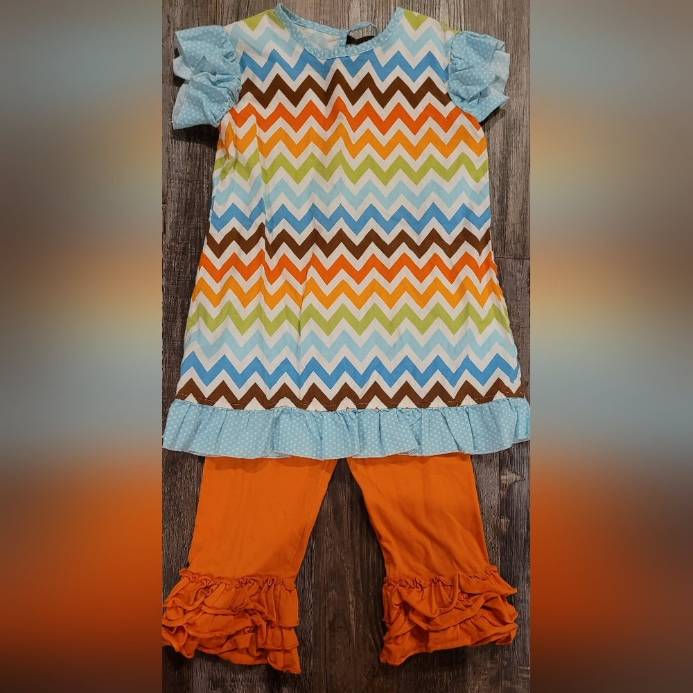 Matching shirt and capris for Girls
